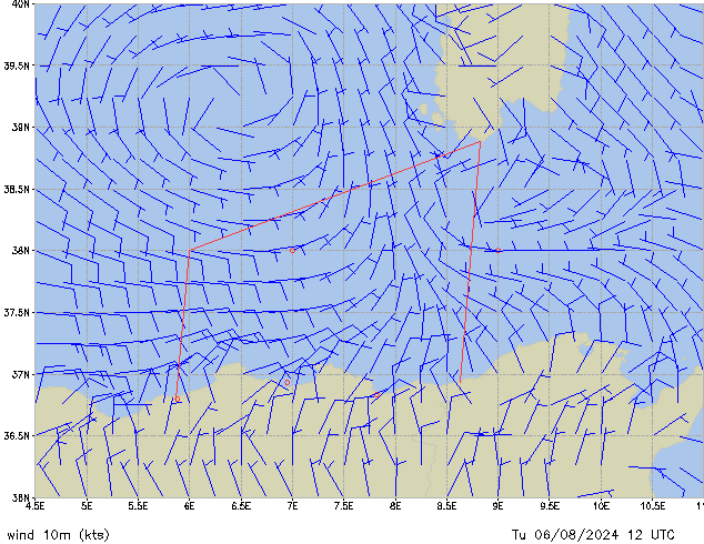 Tu 06.08.2024 12 UTC