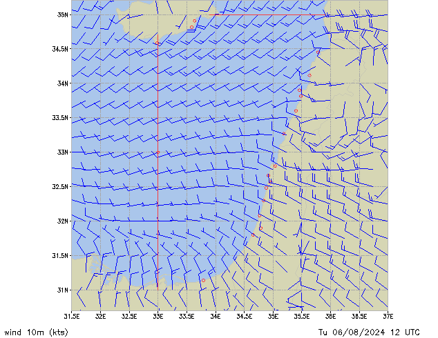 Tu 06.08.2024 12 UTC