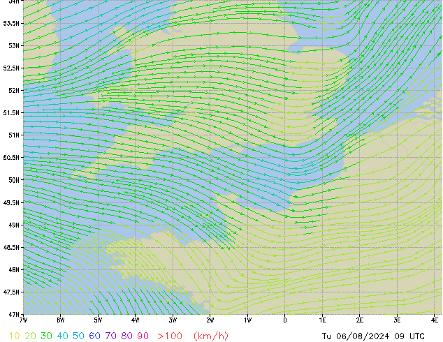 Tu 06.08.2024 09 UTC