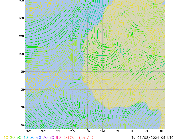 Tu 06.08.2024 06 UTC