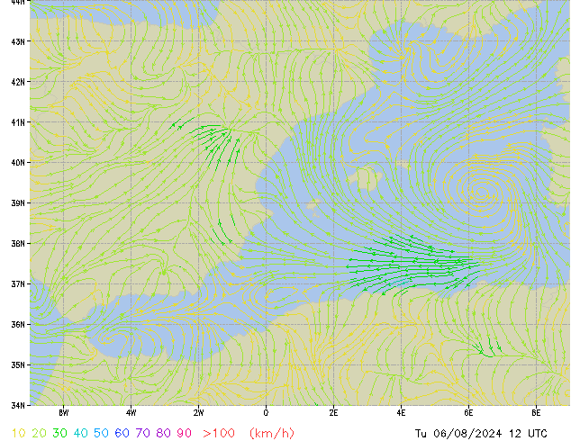 Tu 06.08.2024 12 UTC