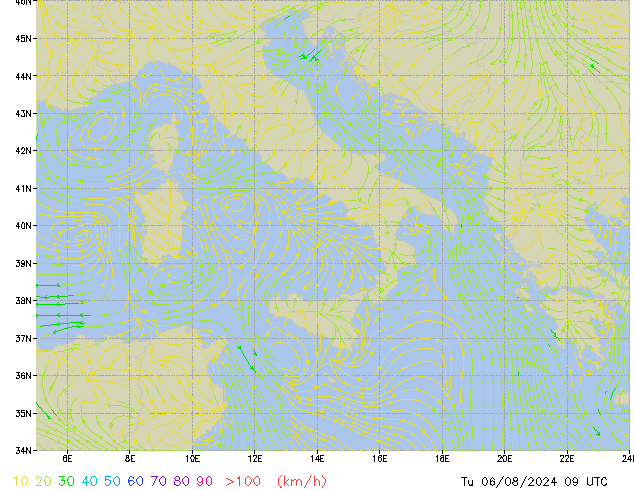 Tu 06.08.2024 09 UTC