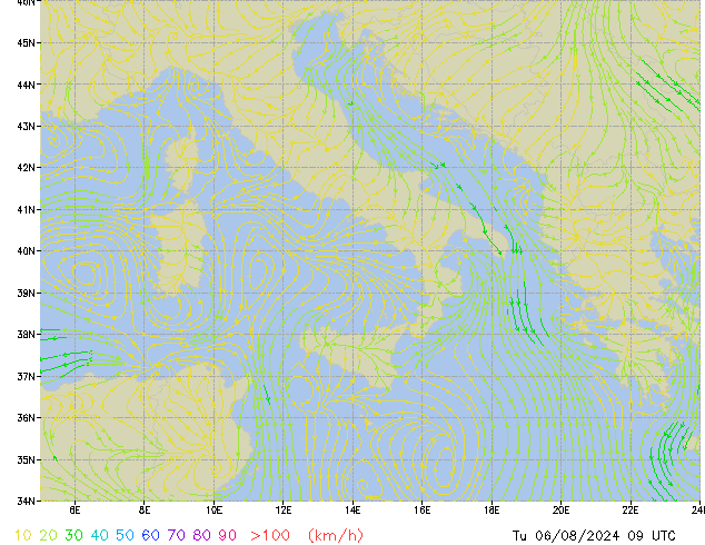 Tu 06.08.2024 09 UTC