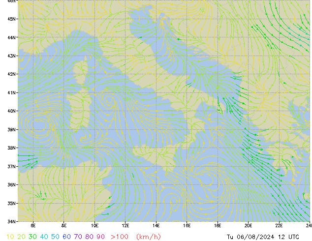 Tu 06.08.2024 12 UTC