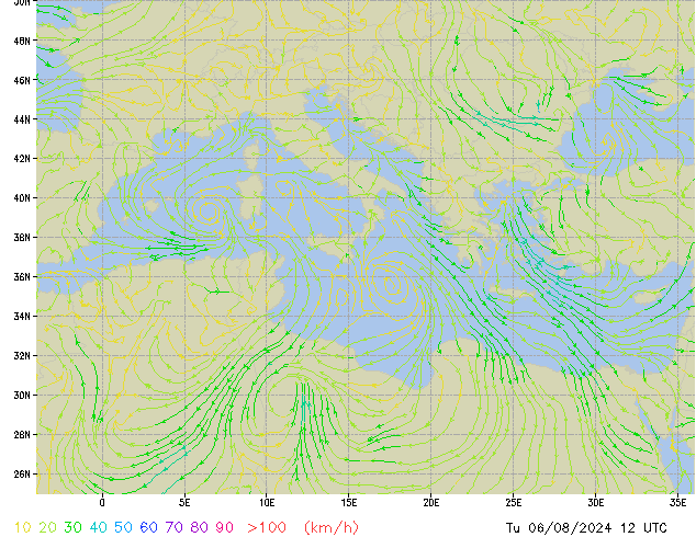 Tu 06.08.2024 12 UTC