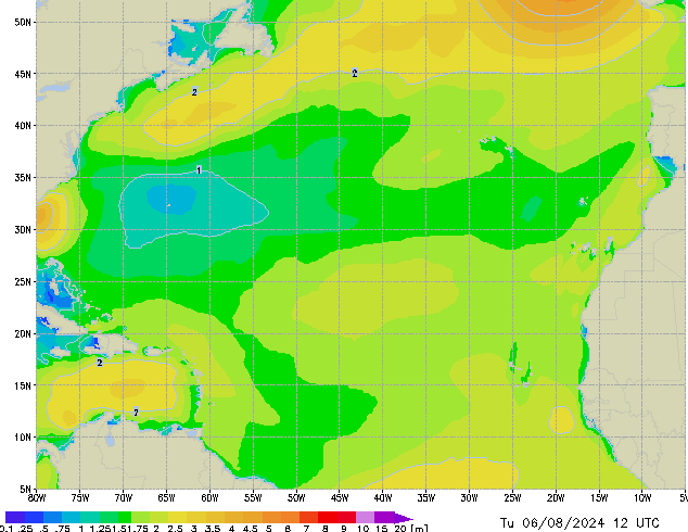 Tu 06.08.2024 12 UTC