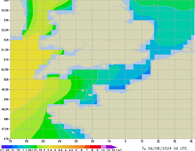 Tu 06.08.2024 09 UTC