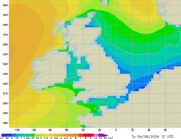 Tu 06.08.2024 12 UTC