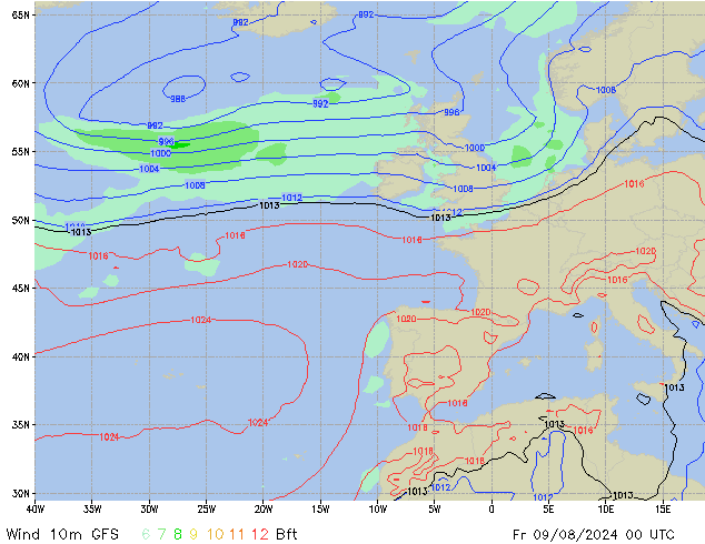 Fr 09.08.2024 00 UTC