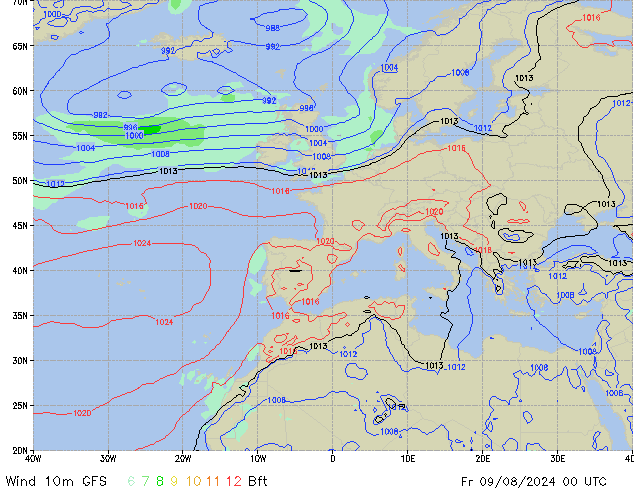 Fr 09.08.2024 00 UTC