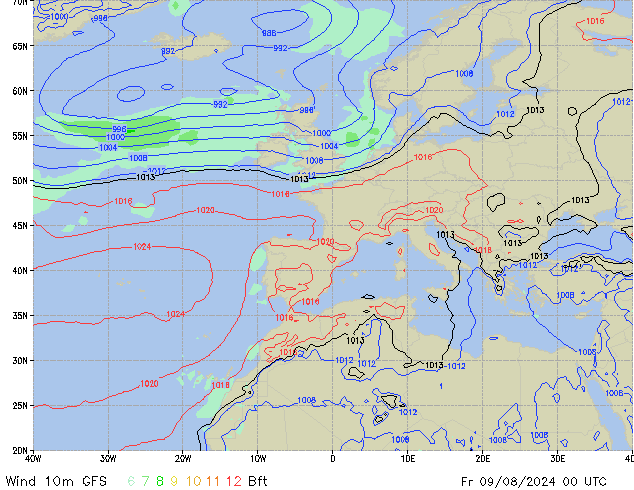 Fr 09.08.2024 00 UTC