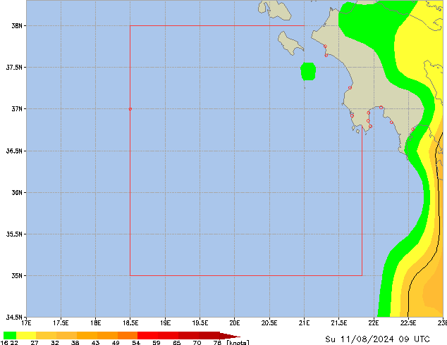 Su 11.08.2024 09 UTC