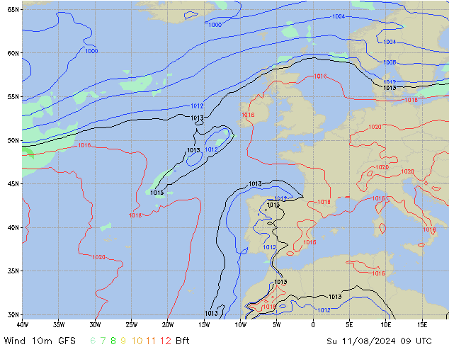 Su 11.08.2024 09 UTC