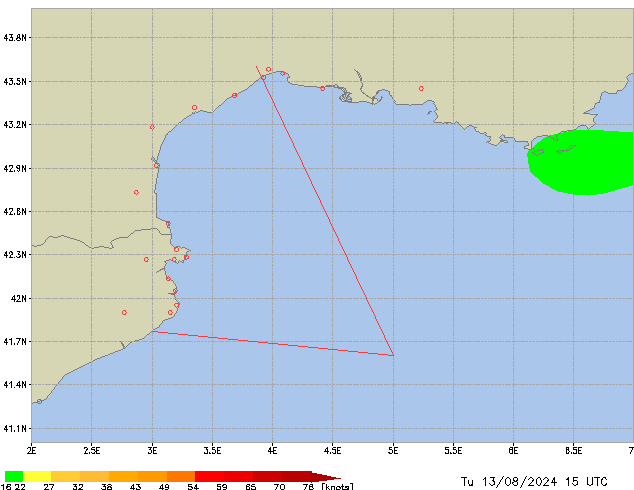 Tu 13.08.2024 15 UTC