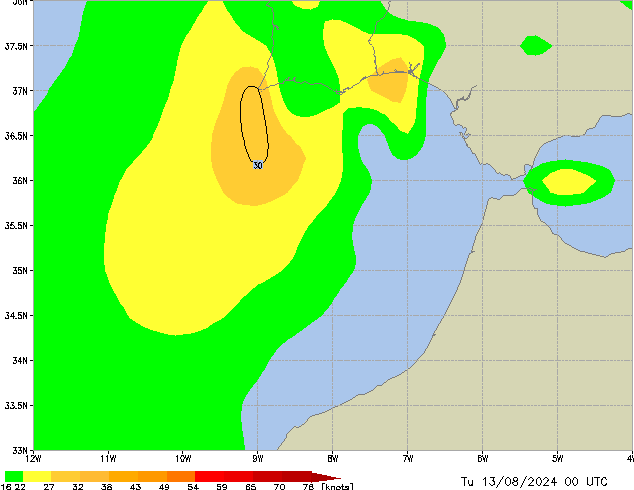 Tu 13.08.2024 00 UTC