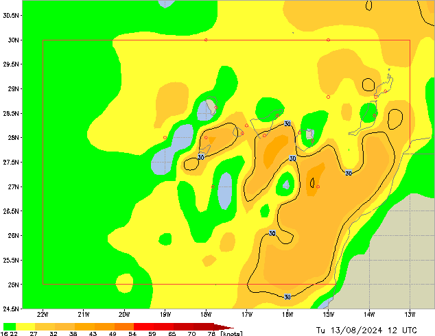 Tu 13.08.2024 12 UTC