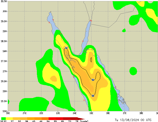 Tu 13.08.2024 00 UTC