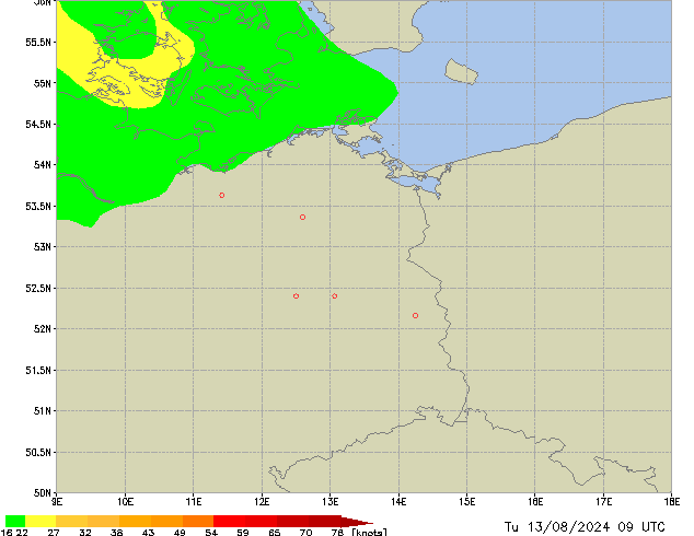 Tu 13.08.2024 09 UTC