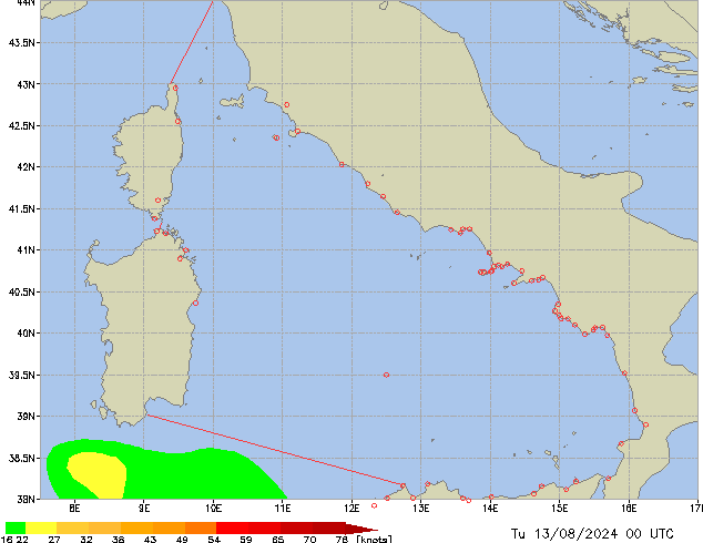 Tu 13.08.2024 00 UTC