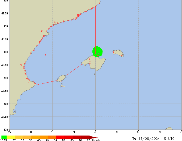 Tu 13.08.2024 15 UTC