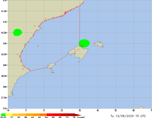 Tu 13.08.2024 15 UTC