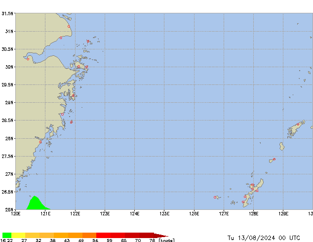 Tu 13.08.2024 00 UTC