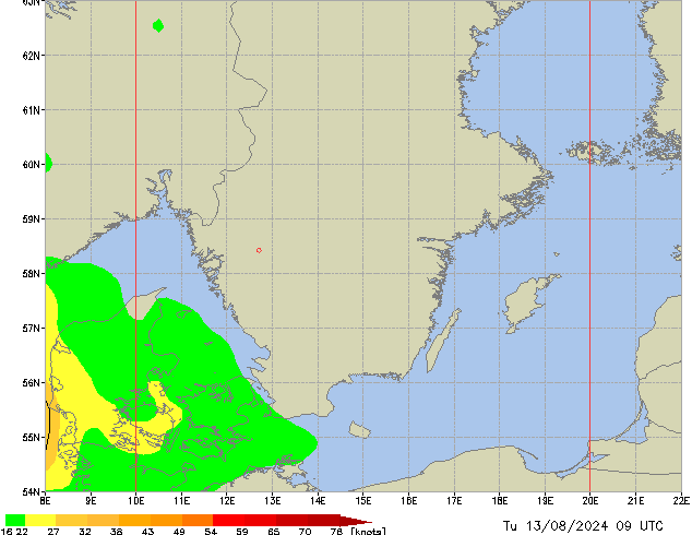 Tu 13.08.2024 09 UTC