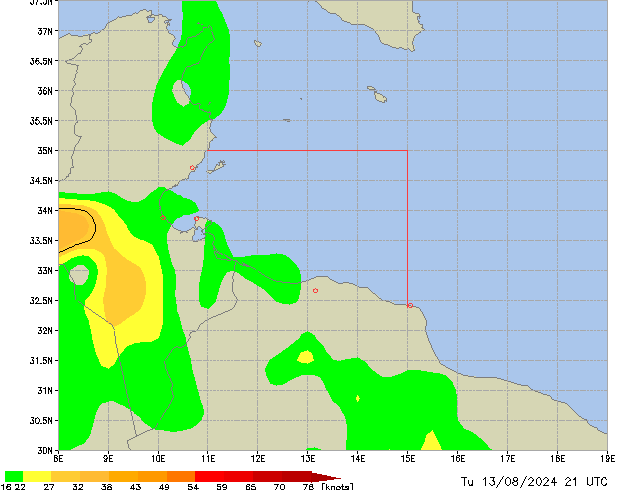 Tu 13.08.2024 21 UTC