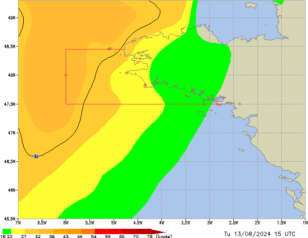 Tu 13.08.2024 15 UTC