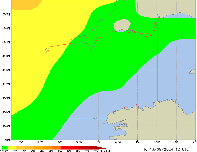 Tu 13.08.2024 12 UTC