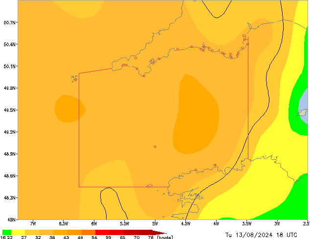 Tu 13.08.2024 18 UTC