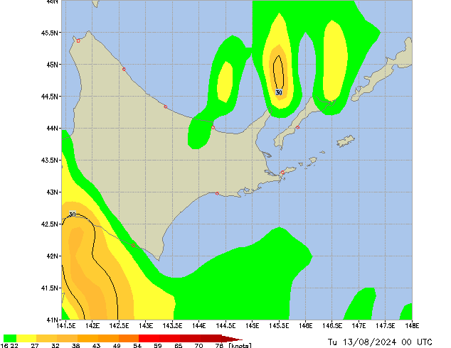 Tu 13.08.2024 00 UTC