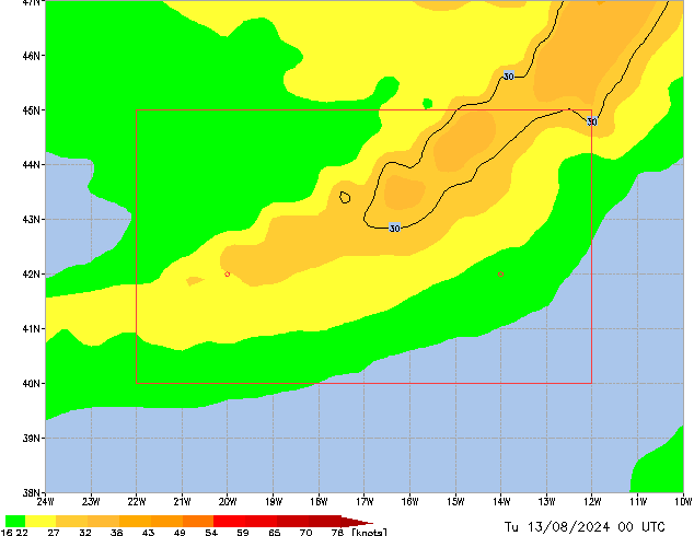 Tu 13.08.2024 00 UTC