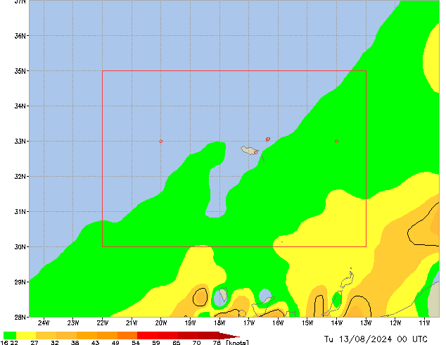 Tu 13.08.2024 00 UTC