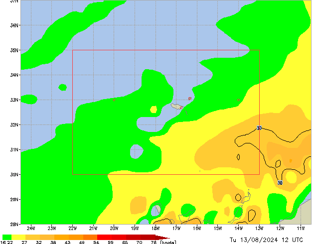 Tu 13.08.2024 12 UTC