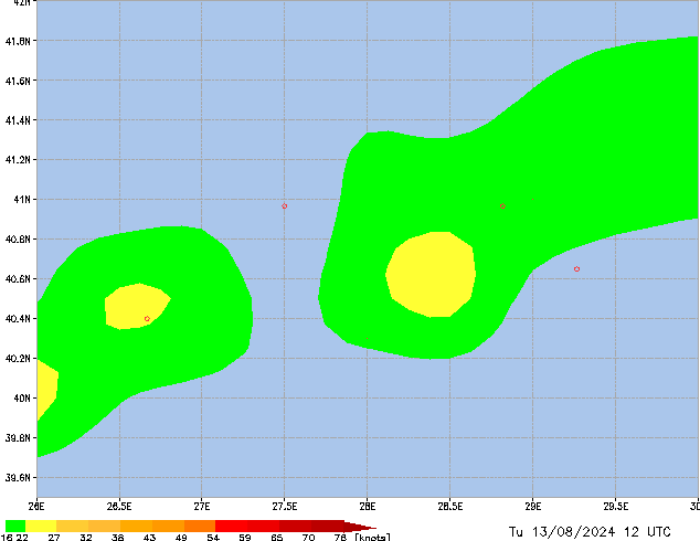 Tu 13.08.2024 12 UTC