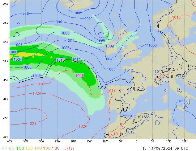 Tu 13.08.2024 09 UTC