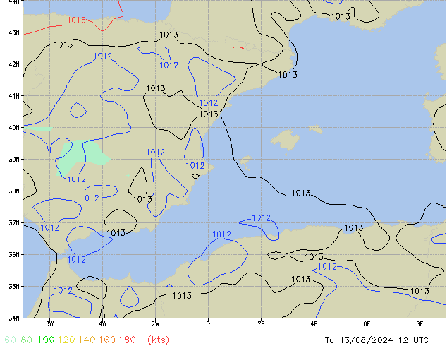 Tu 13.08.2024 12 UTC