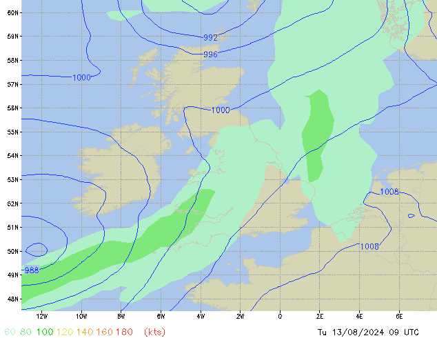 Tu 13.08.2024 09 UTC