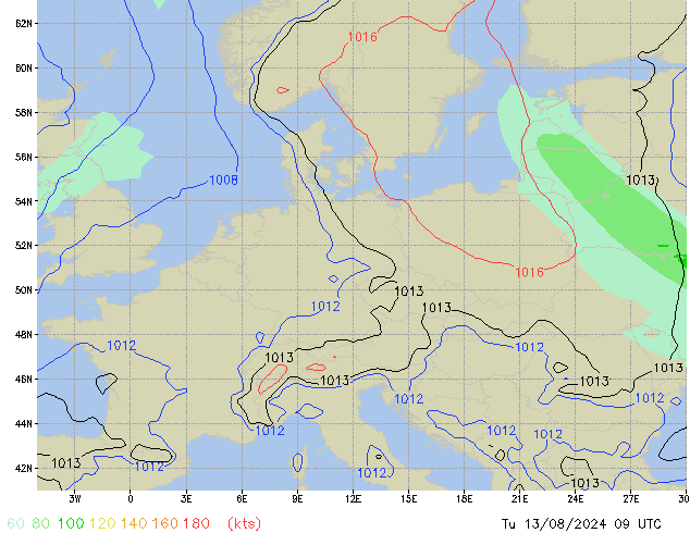 Tu 13.08.2024 09 UTC