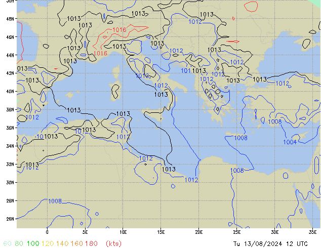 Tu 13.08.2024 12 UTC