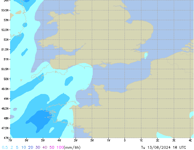 Tu 13.08.2024 18 UTC