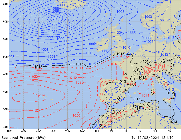 Tu 13.08.2024 12 UTC