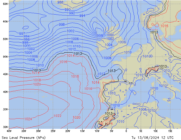 Tu 13.08.2024 12 UTC