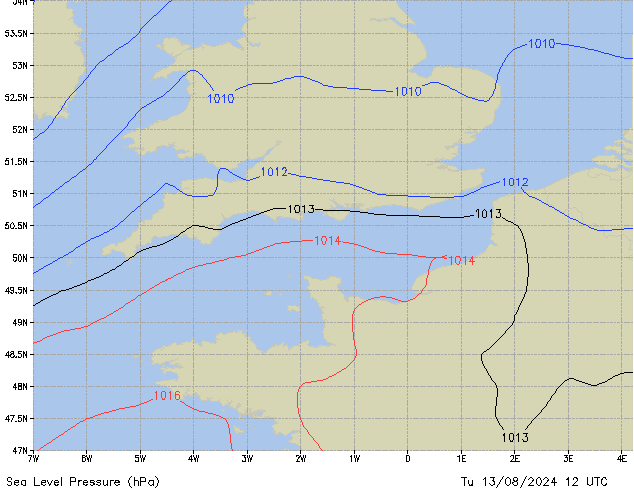 Tu 13.08.2024 12 UTC