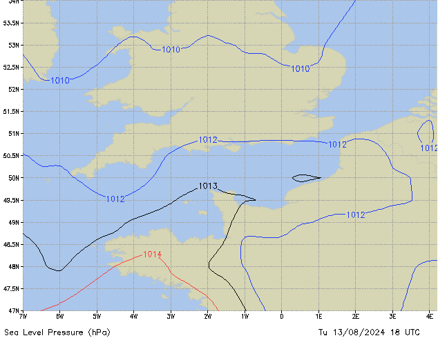 Tu 13.08.2024 18 UTC