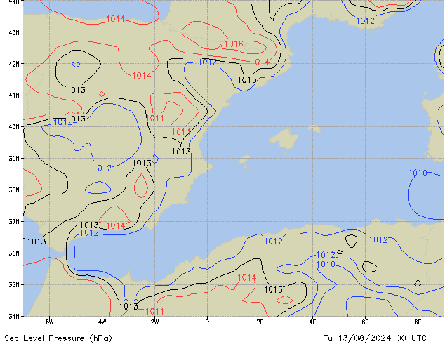 Tu 13.08.2024 00 UTC