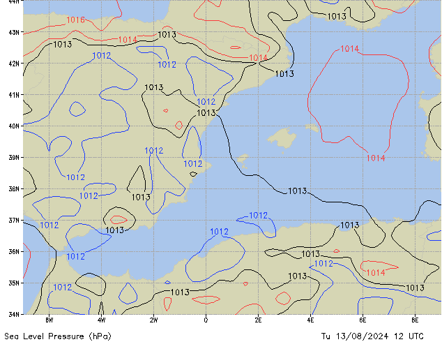 Tu 13.08.2024 12 UTC