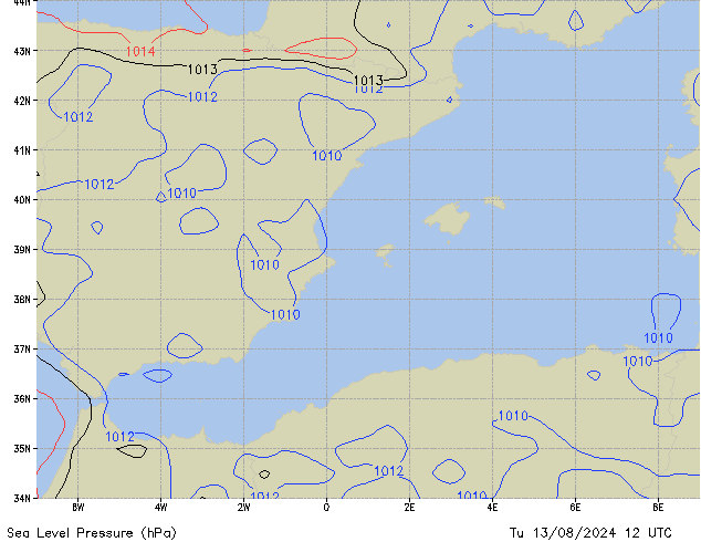 Tu 13.08.2024 12 UTC