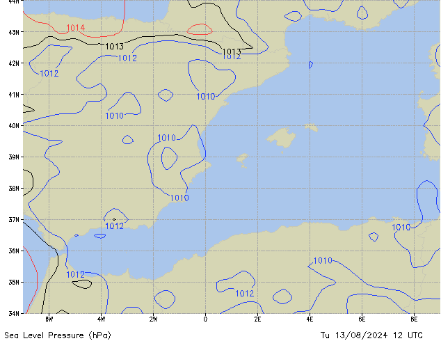 Tu 13.08.2024 12 UTC